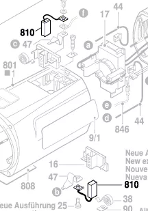 Balais charbon réf. 3 607 014 003 BOSCH